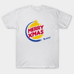 Burger Xmas T-Shirt